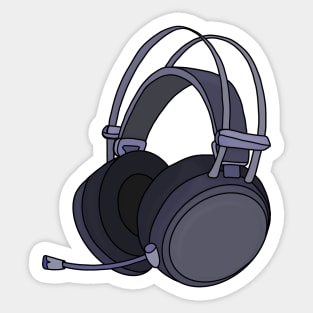 Cool Gamer Headphones Sticker